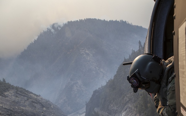 Trust the gear: Crew chief hangs life on three feet of webbing