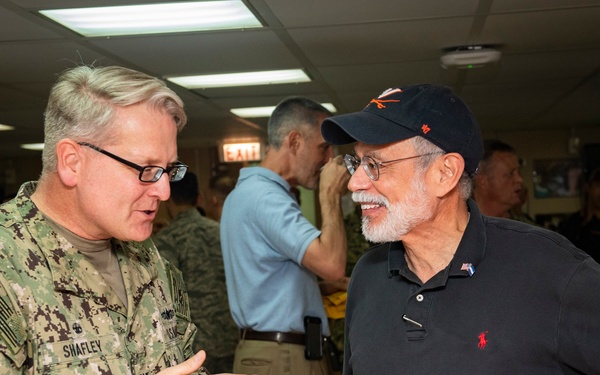 President Juan Orlando Hernandez of Honduras Visits the USNS Comfort in Trujillo, Honduras