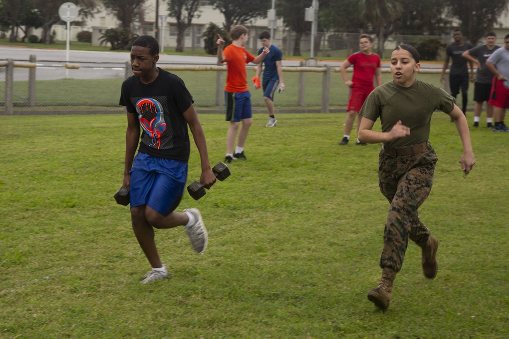 Camp Lester Middle School students conduct CFT