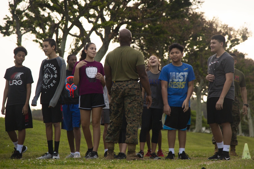 Camp Lester Middle School students conduct CFT