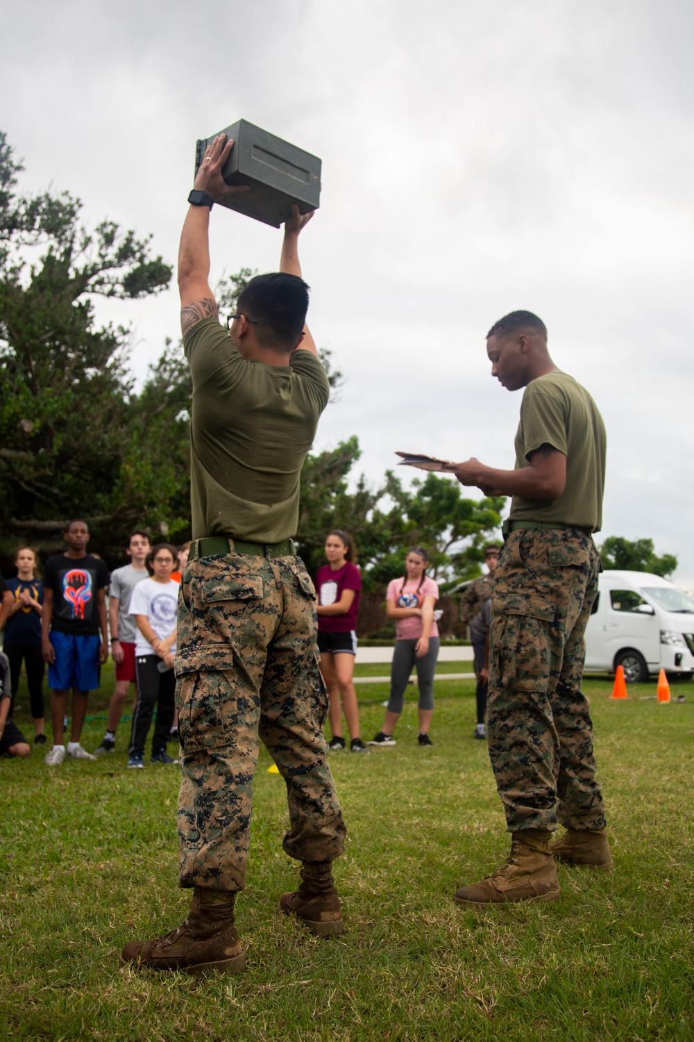 Camp Lester Middle School students conduct CFT