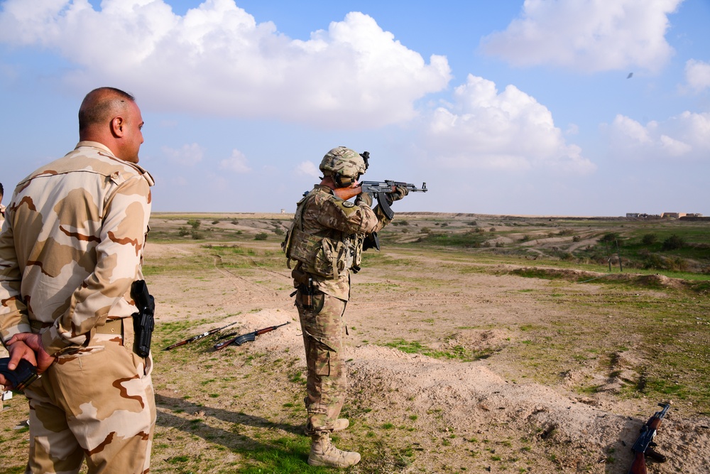Brave Rifles Troopers Conduct Combined Exercise with Iraqi Partners