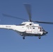 An SA-330 Puma helicopter returns to the dry cargo and ammunition ship USNS Richard E. Byrd (T-AKE 4)