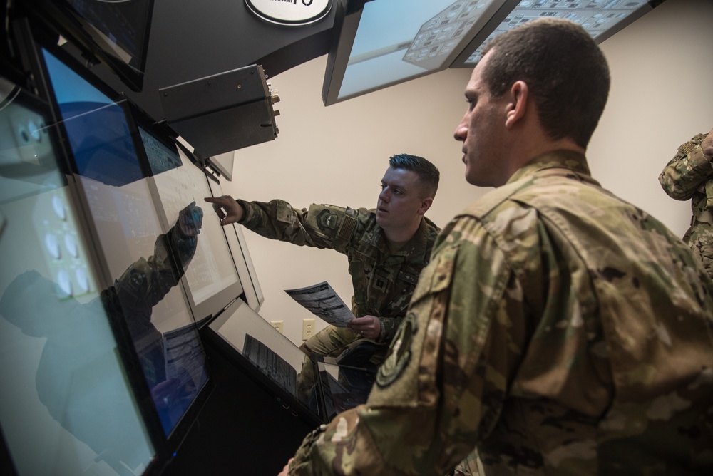 344th ARS train in KC-46 simulators