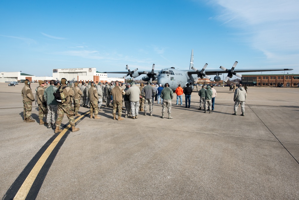 Col. Ken Dale completes his final flight at Ky. Air Guard