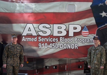 Commanding General kicks off giving season with blood donation