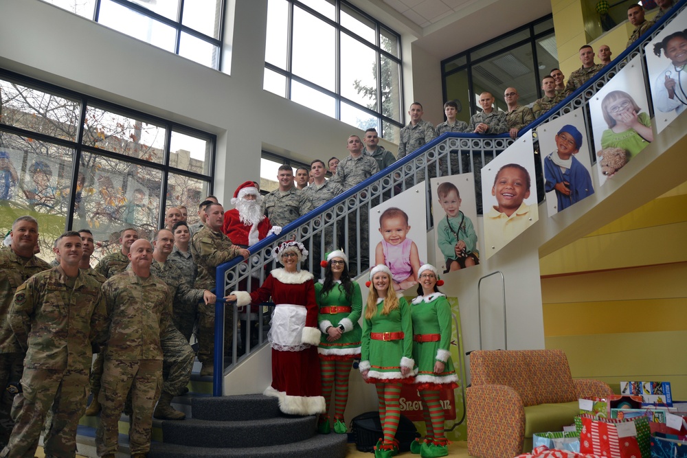 Santa Cops deliver to East Tennessee Children's Hospital