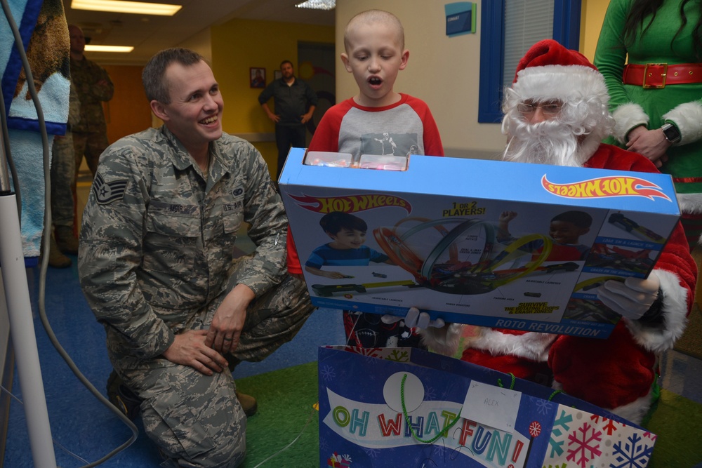 Santa Cops deliver to East Tennessee Children's Hospital