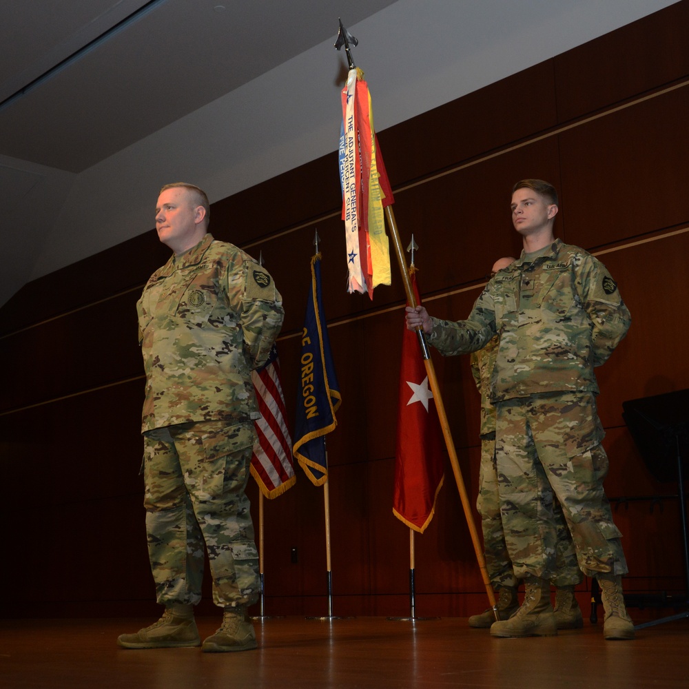 The 3670th Component Repair Company unit Deactivation Ceremony