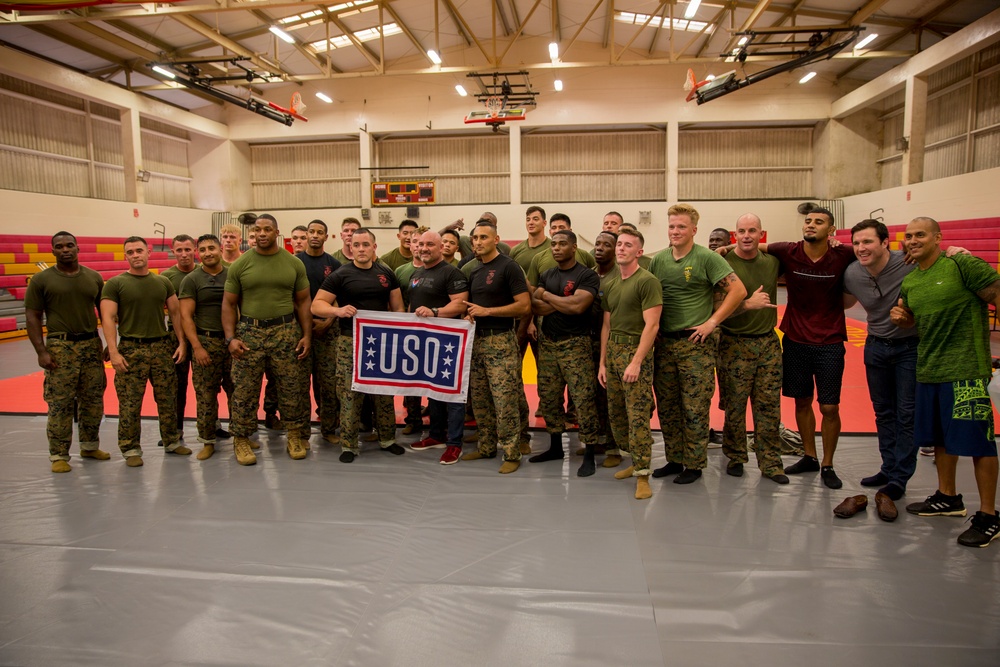 Bellator-USO Visit MCBH