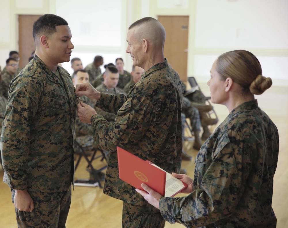 Hard work pays, 2nd MEB Marines receive awards