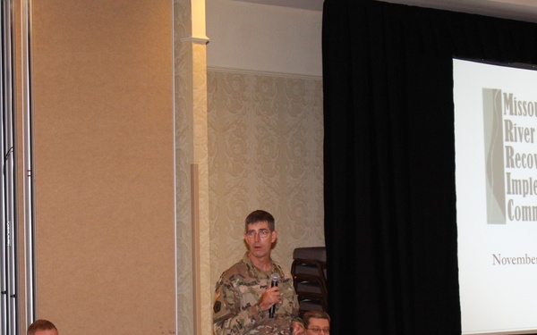 Brig. Gen. D. Peter Helmlinger speaks at MRRIC 10th anniversary celebration