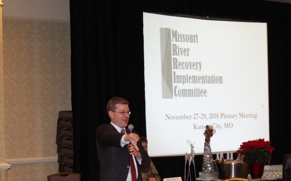 Ryan Fisher, Principal Deputy Assistant Secretary of the Army for Civil Works speaks at MRRIC 10th Anniversary