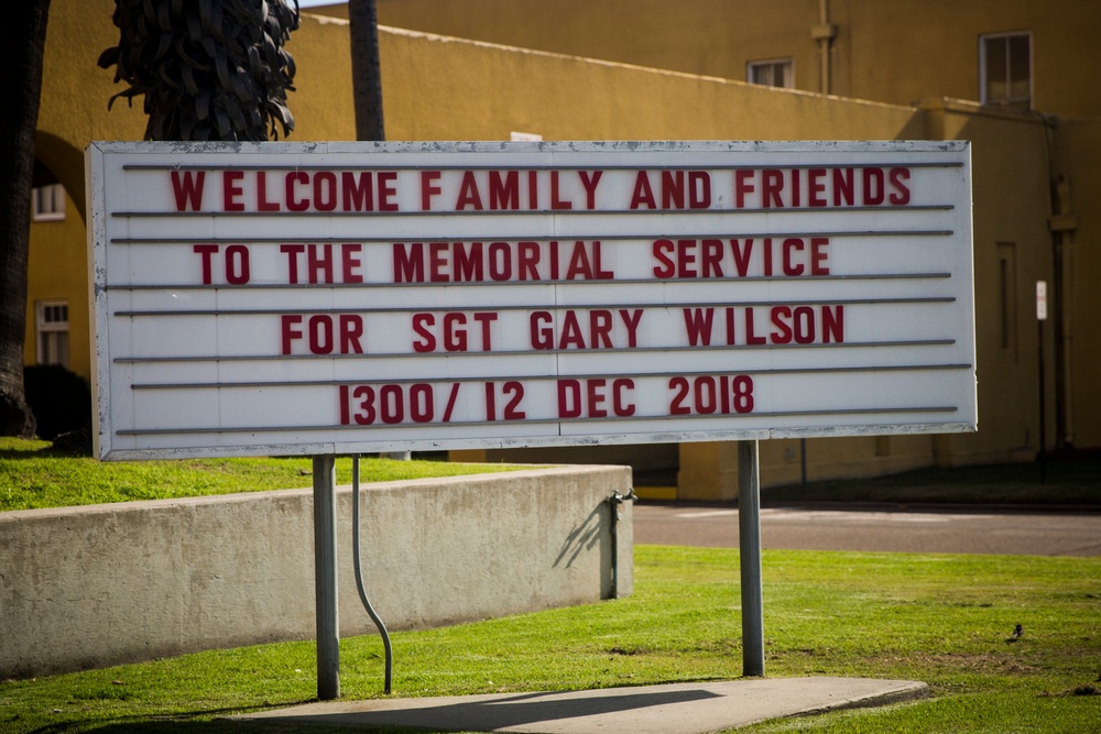 Sgt. Gary Wilson Memorial Service