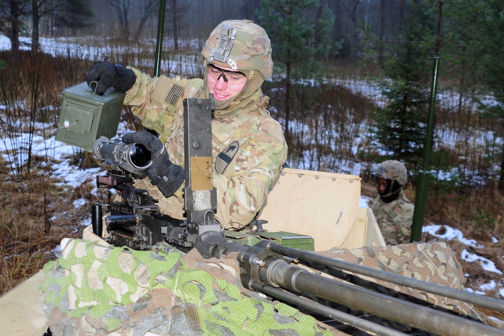 Estonia and US Soldiers Partner for Christmas Thunder 2018 Field Training