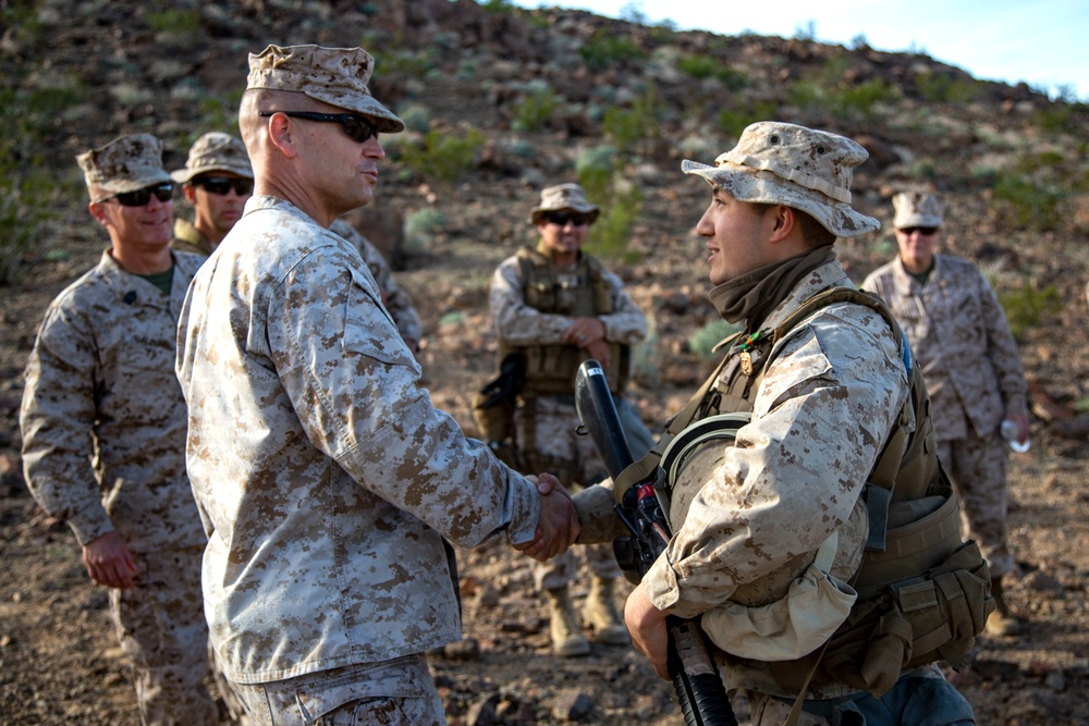 Good Work | CLB-4 Marines recognized for superior performance during ITX 1-19
