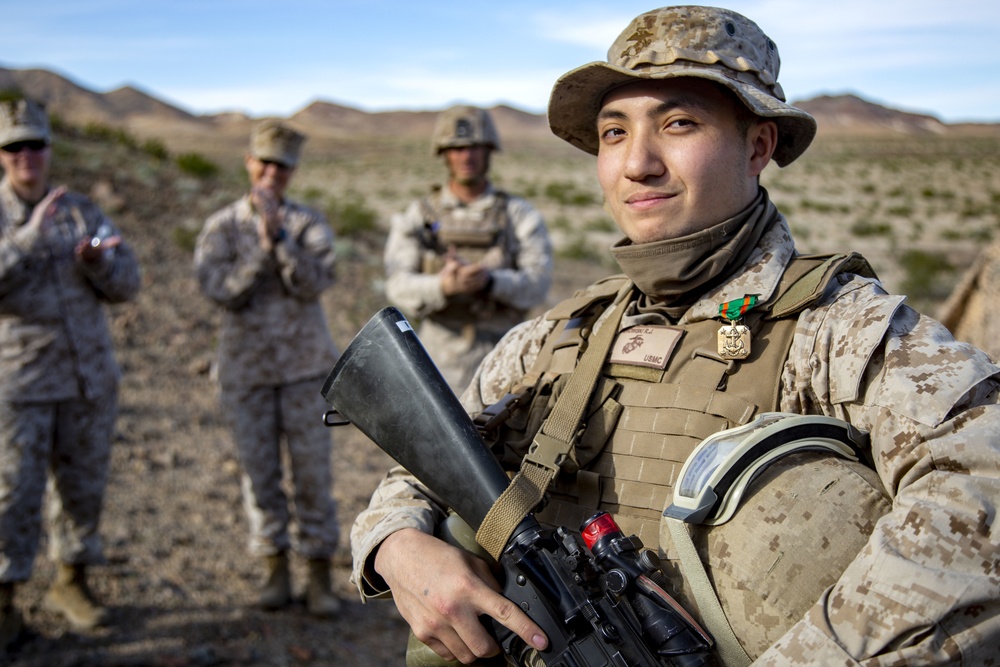 Good Work | Marines recognized for superior performance during ITX 1-19