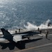 The aircraft carrier USS John C. Stennis (CVN 74) conducts flight operations
