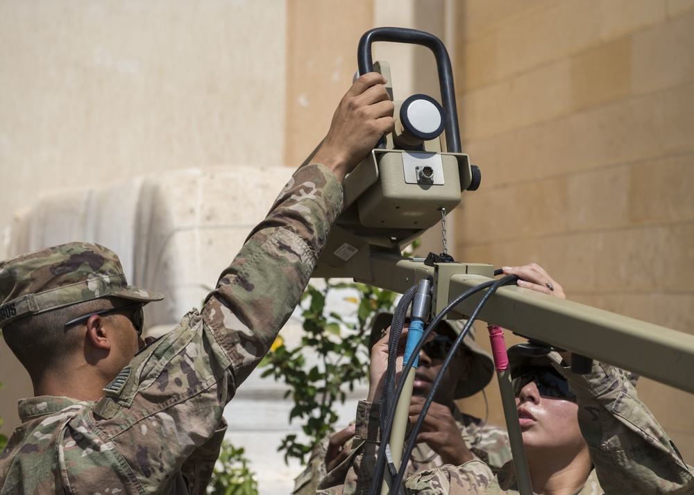 101st Expeditionary Signal Battalion  participates in Operation Bright Star