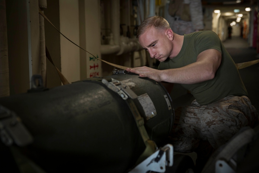 USS Anchorage Aviation Ordnance