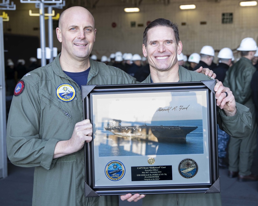 Capt. Brent Gaut departing