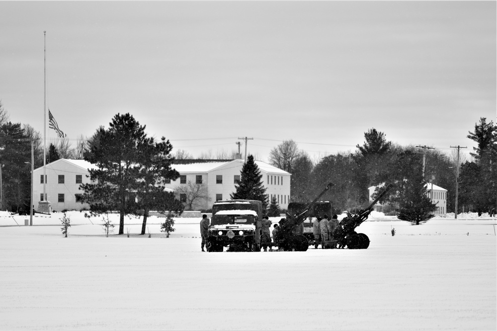 Fort McCoy remembers former President George H. W. Bush with 21-gun artillery salute