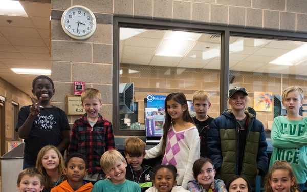 Food for all: Youth Center children come together to help base community