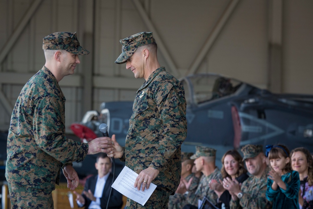 VMA-311 Change of Command Ceremony