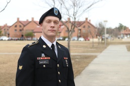 'Lightning' Soldier of the Month Spc. Adam Marowelli