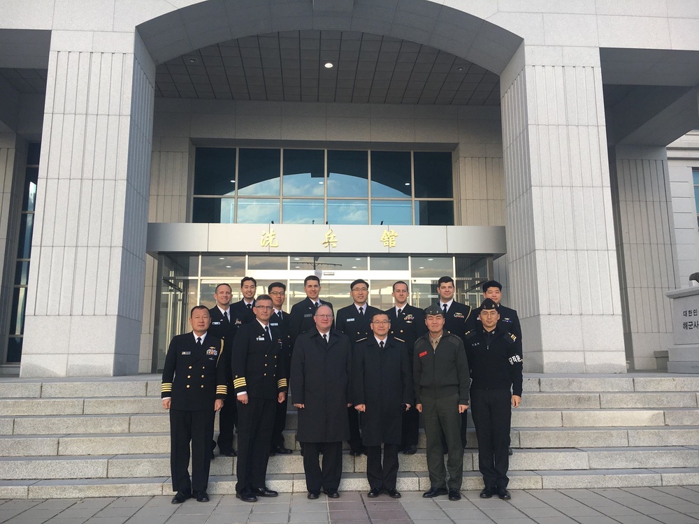 Submarine Group 7 Commander in Korea for Submarine Warfare Committee Meeting