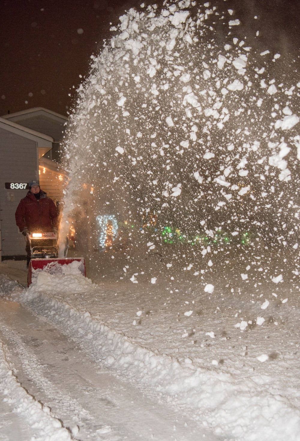 Alaska snow cloaks JBER