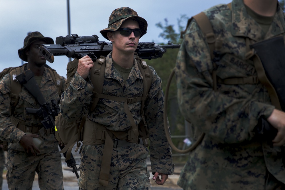 Combat Logistic Battalion 31 Hike