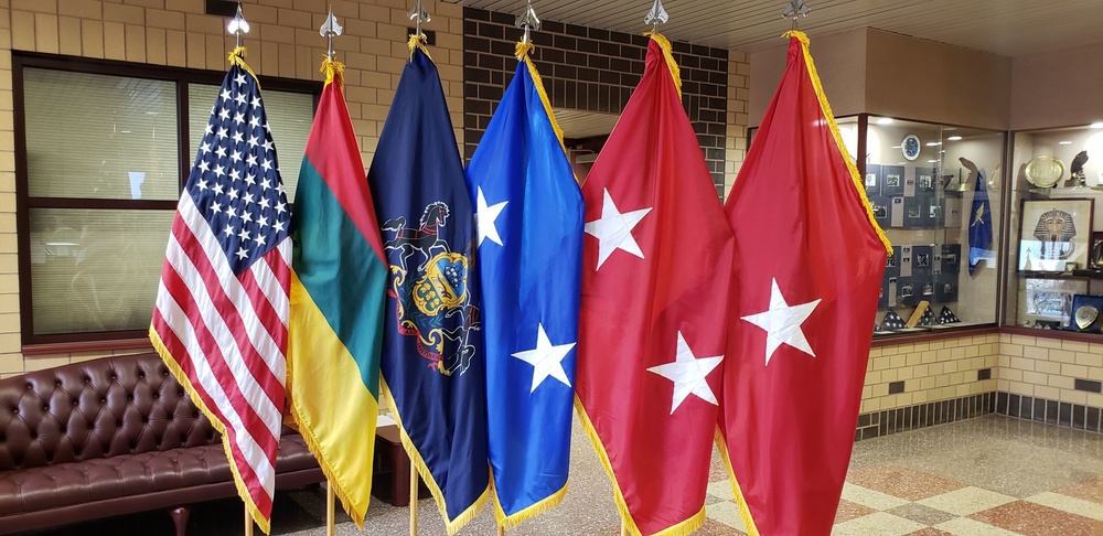 EAATS welcomes Lithuania’s Vice Minister of Defense to Fort Indiantown Gap