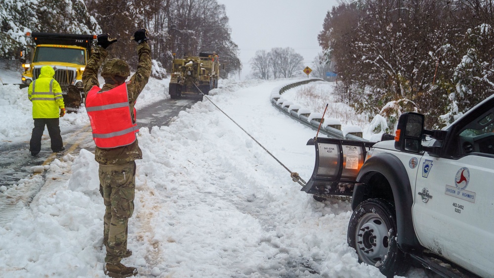 Winter Storm Diego Finds NCNG Soldiers Ready to Respond