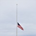 Flag at half-staff to honor former President George H. W. Bush at Fort McCoy