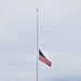 Flag at half-staff to honor former President George H. W. Bush at Fort McCoy