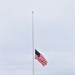 Flag at half-staff to honor former President George H. W. Bush at Fort McCoy