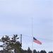 Flag at half-staff to honor former President George H. W. Bush at Fort McCoy