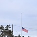 Flag at half-staff to honor former President George H. W. Bush at Fort McCoy