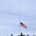 Flag at half-staff to honor former President George H. W. Bush at Fort McCoy
