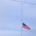 Flag at half-staff to honor former President George H. W. Bush at Fort McCoy