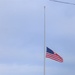 Flag at half-staff to honor former President George H. W. Bush at Fort McCoy
