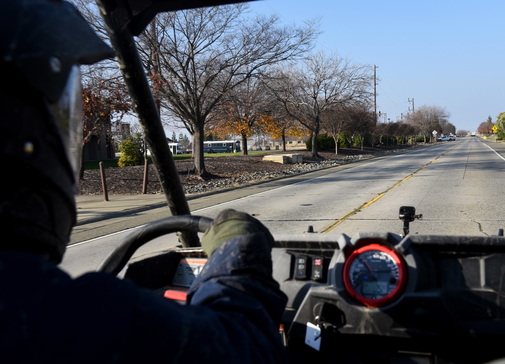 Perimeter Patrols: 9th SFS provides base security on UTVs