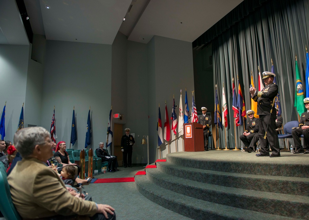 Henry M. Jackson Gold Conducts Change of Command