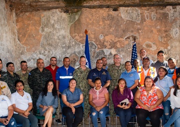 Carlos Aguilar, governor of Colon, Honduras Attends the Closing Ceremony in Trujillo, Honduras