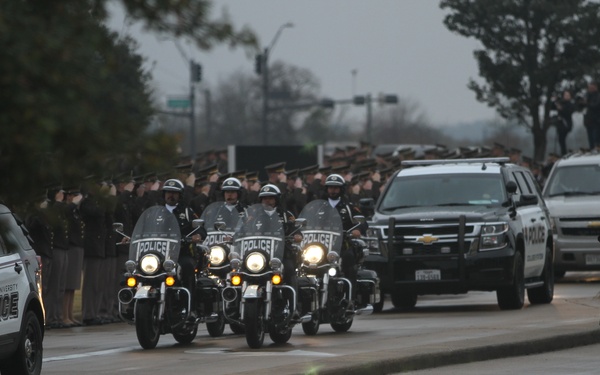 Interment Ceremony at George Bush Presidential Library and Museum