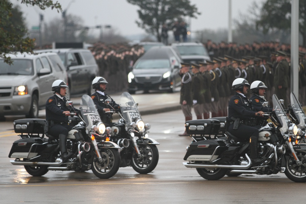 Interment Ceremony at George Bush Presidential Library and Museum