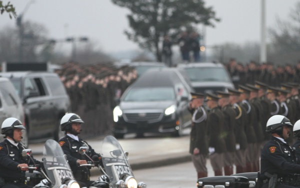 Interment Ceremony at George Bush Presidential Library and Museum