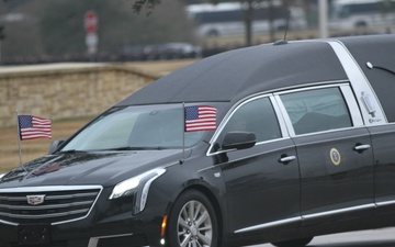 Interment Ceremony at George Bush Presidential Library and Museum