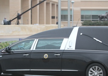 Interment Ceremony at George Bush Presidential Library and Museum